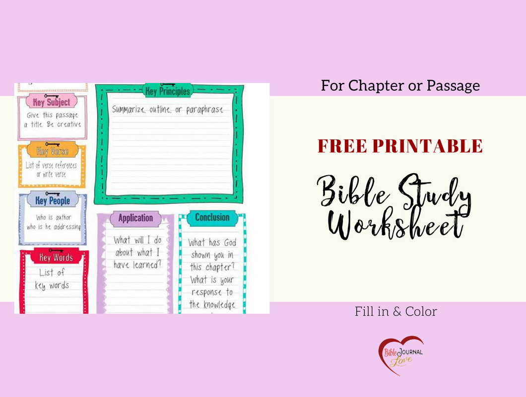 Worksheets Free Bible Study Worksheets free bible journal key worksheet love worksheet