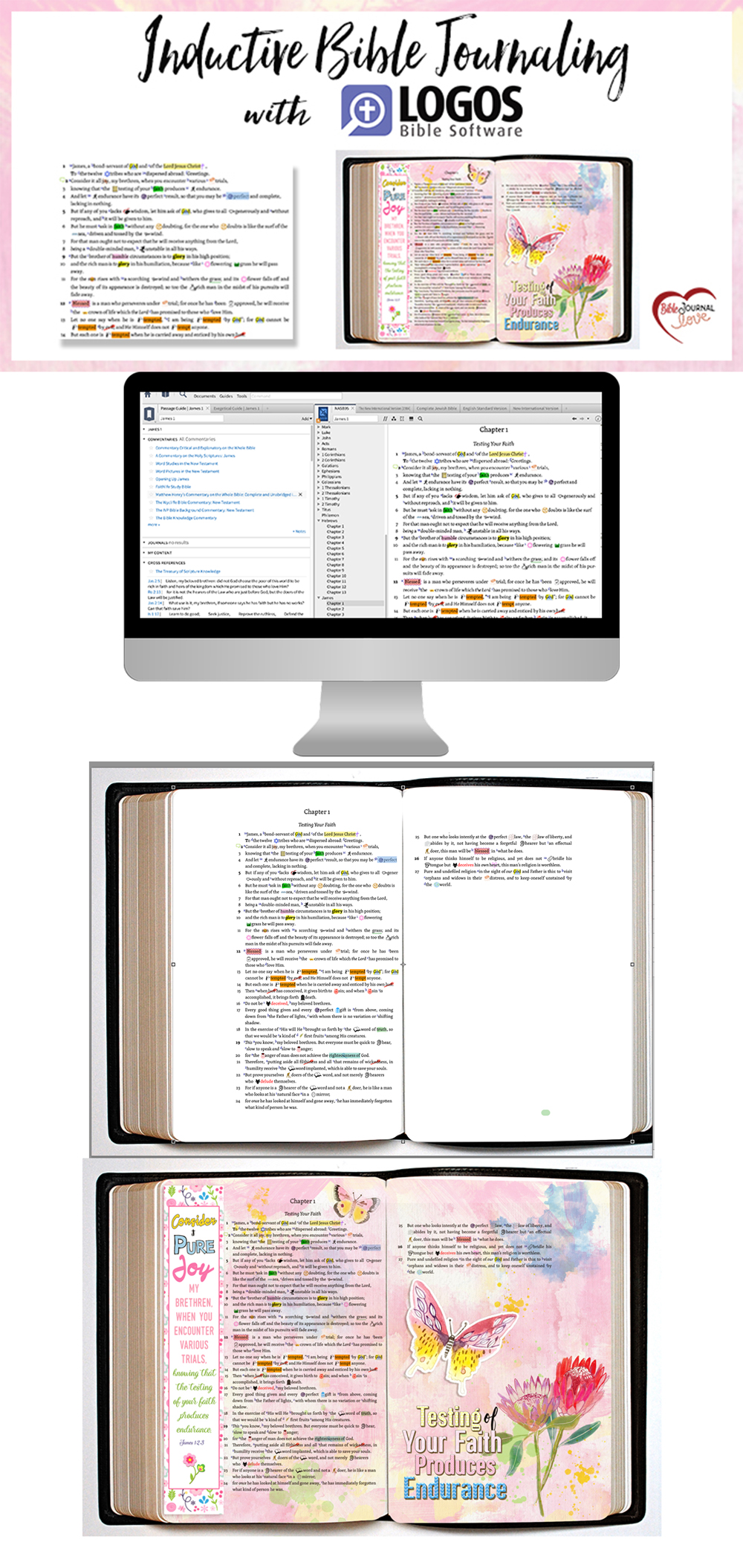 Inductive Bible Journaling With Logos Bible Software Bible Journal Love