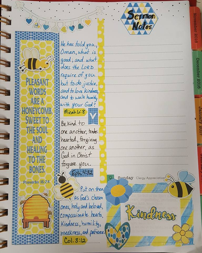 Christine Carman bee kind study