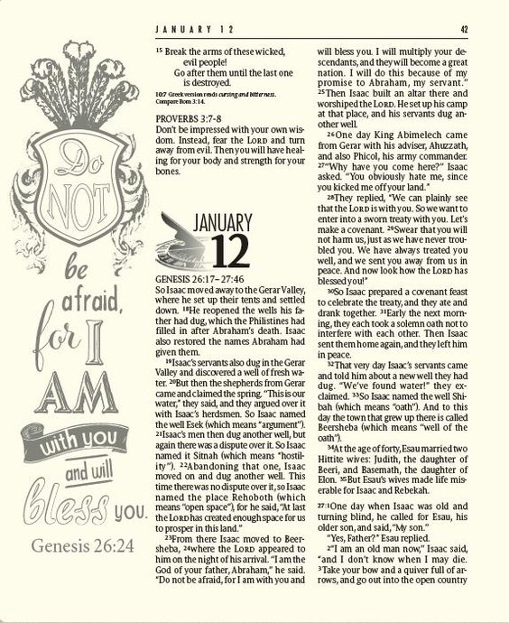 one year bible expressions inside