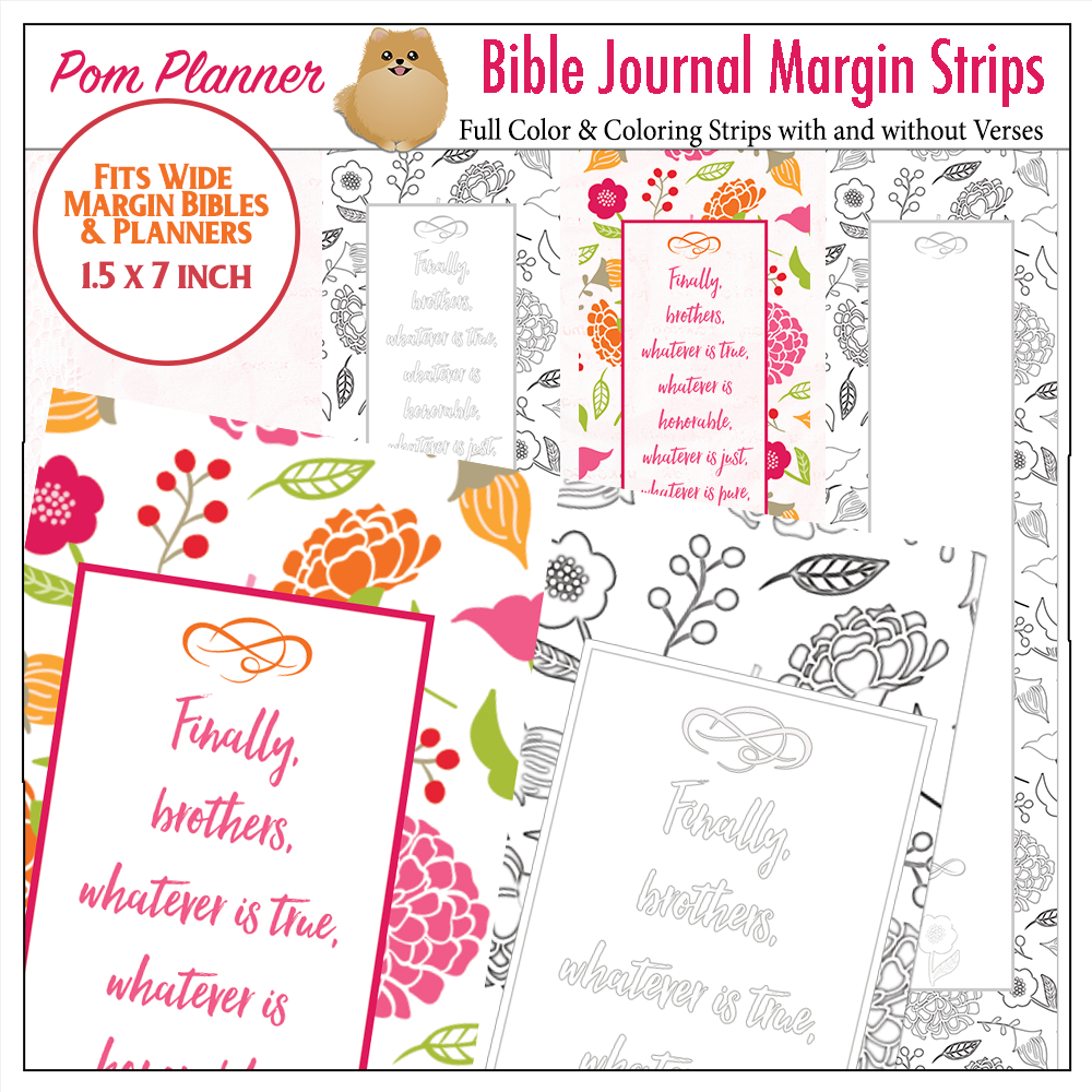 Bible Margin Strip #biblejournaling #biblejournallove #biblemargin