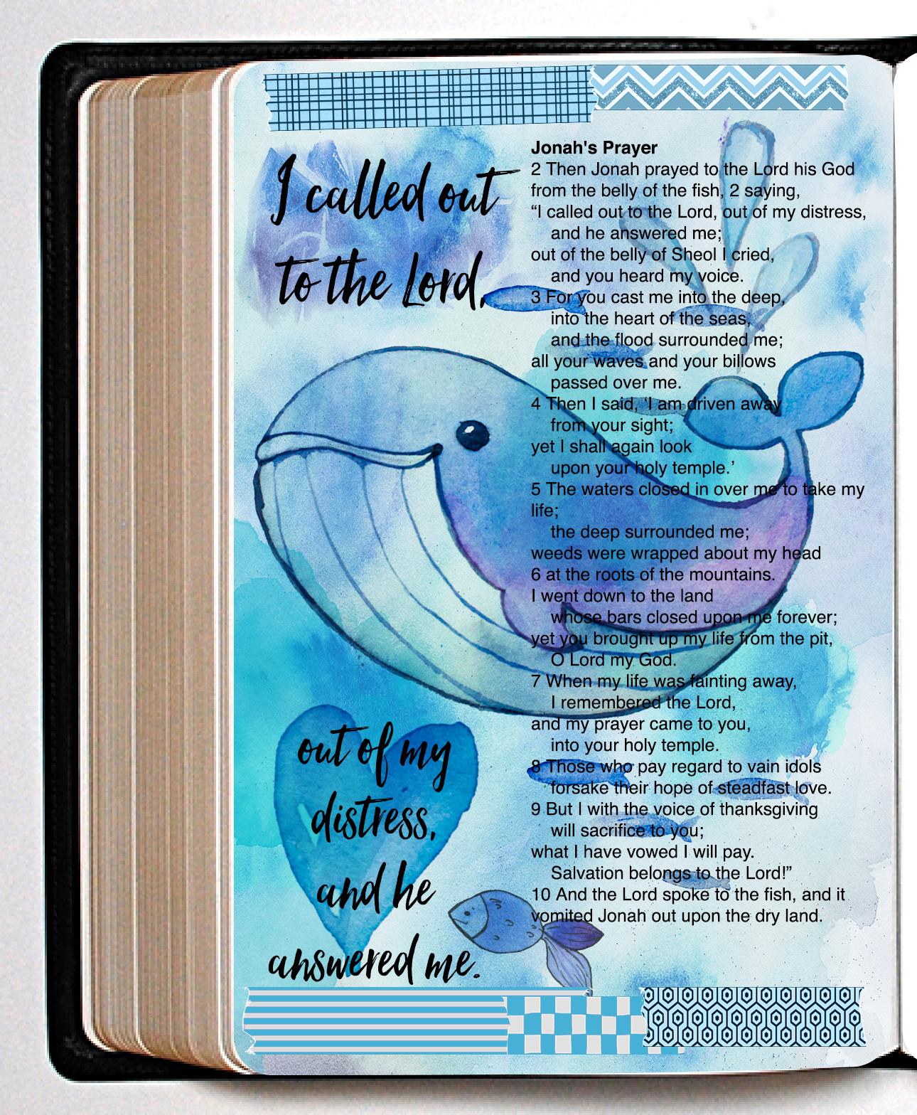 Watercolor Ocean Bible Journal Love