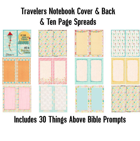 Things Above Bible Journal Kit #biblejournallove